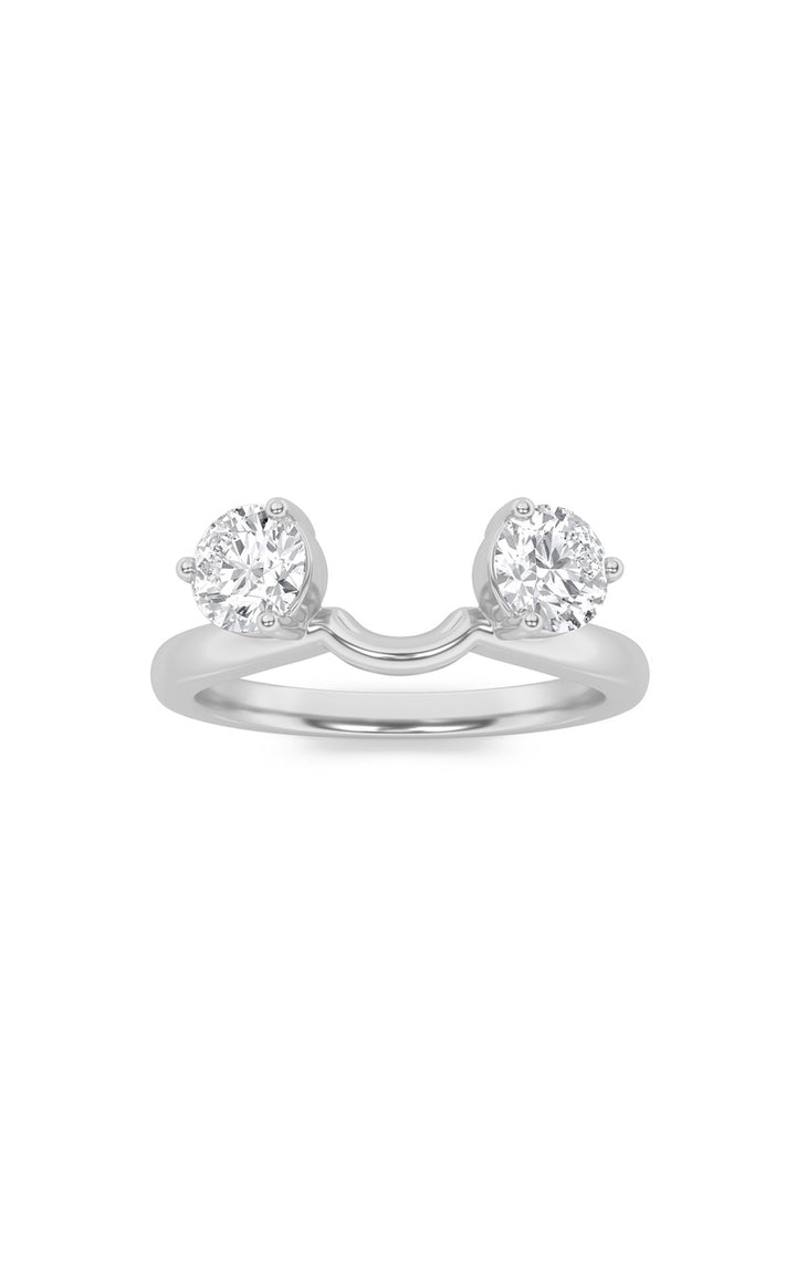 1Cttw Round Shaped Lab Grown Diamond (F/VS) Wrap Ring in 14K Gold
