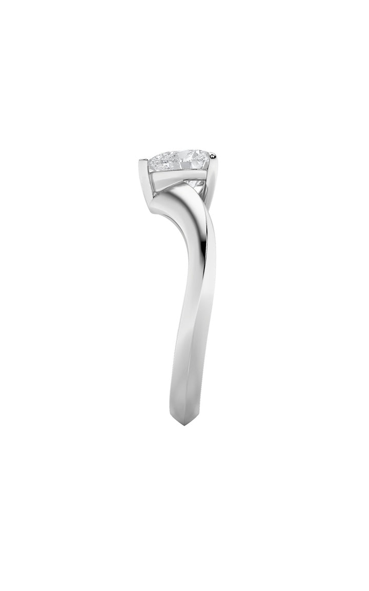 1CTW Heart Shaped Lab Grown Diamond (F/VS) Heart Shaped Ring in 14K Gold