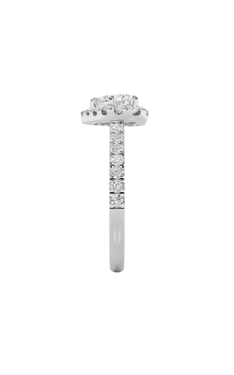 1.5Cttw Heart Shaped Lab Grown Diamond (F/VS) Heart Shaped Ring in 14K Gold
