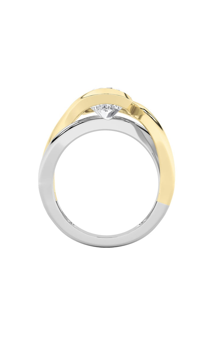 2Cttw Round Shaped Lab Grown Diamond (F/VS) Solitaire Engagement Ring in 14K Gold