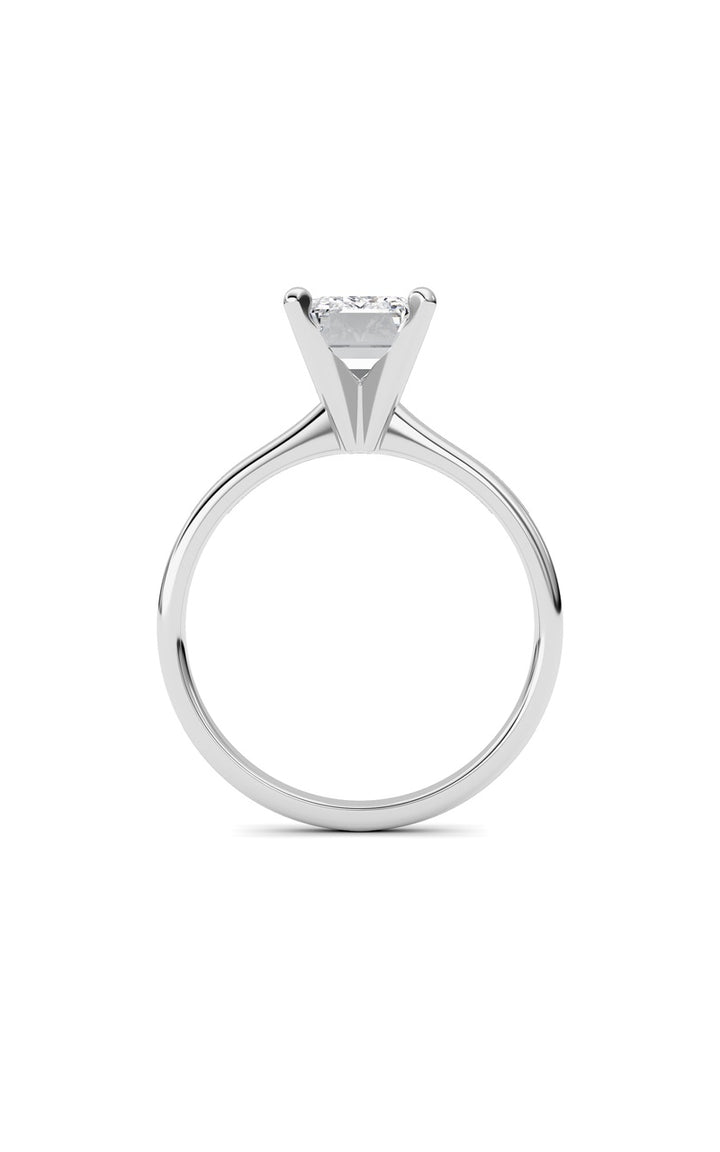 2Cttw Emerald Shaped Lab Grown Diamond Classic Solitaire Ring in 14K Gold (F/VS)