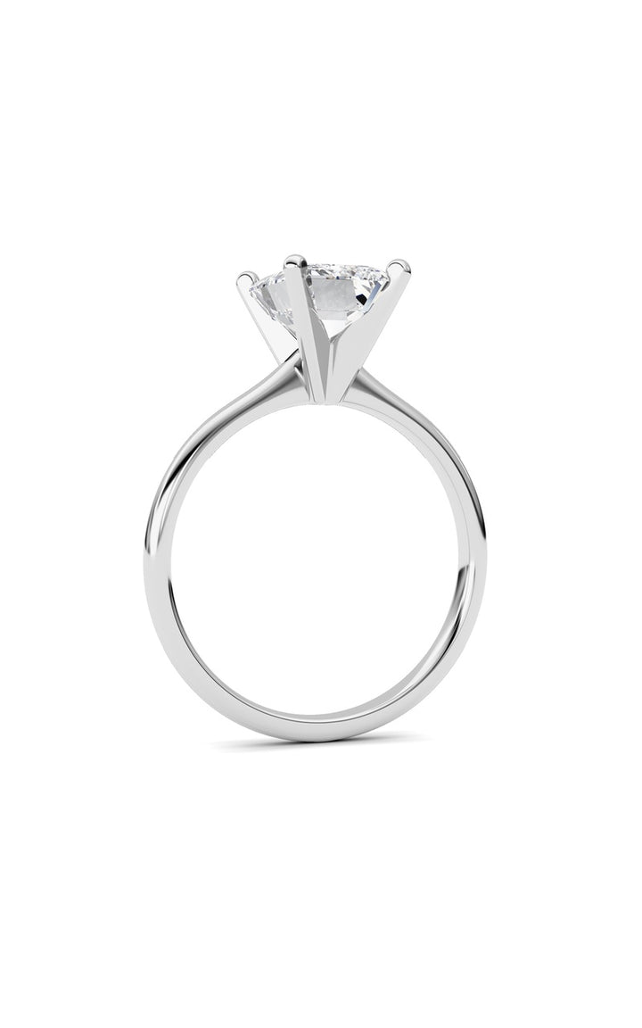 2Cttw Emerald Shaped Lab Grown Diamond Classic Solitaire Ring in 14K Gold (F/VS)