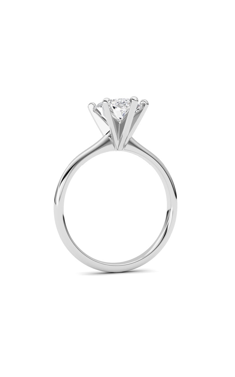 2Cttw Marquise Shaped Lab Grown Diamond Classic Solitaire Ring in 14K Gold (F/VS)