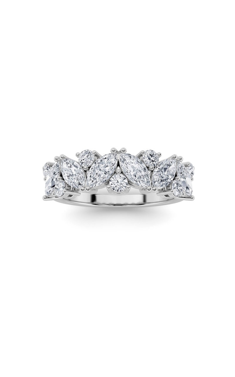1.5CTW Marquise Shaped Lab Grown Diamond (G/VS) Ring in 14K Gold