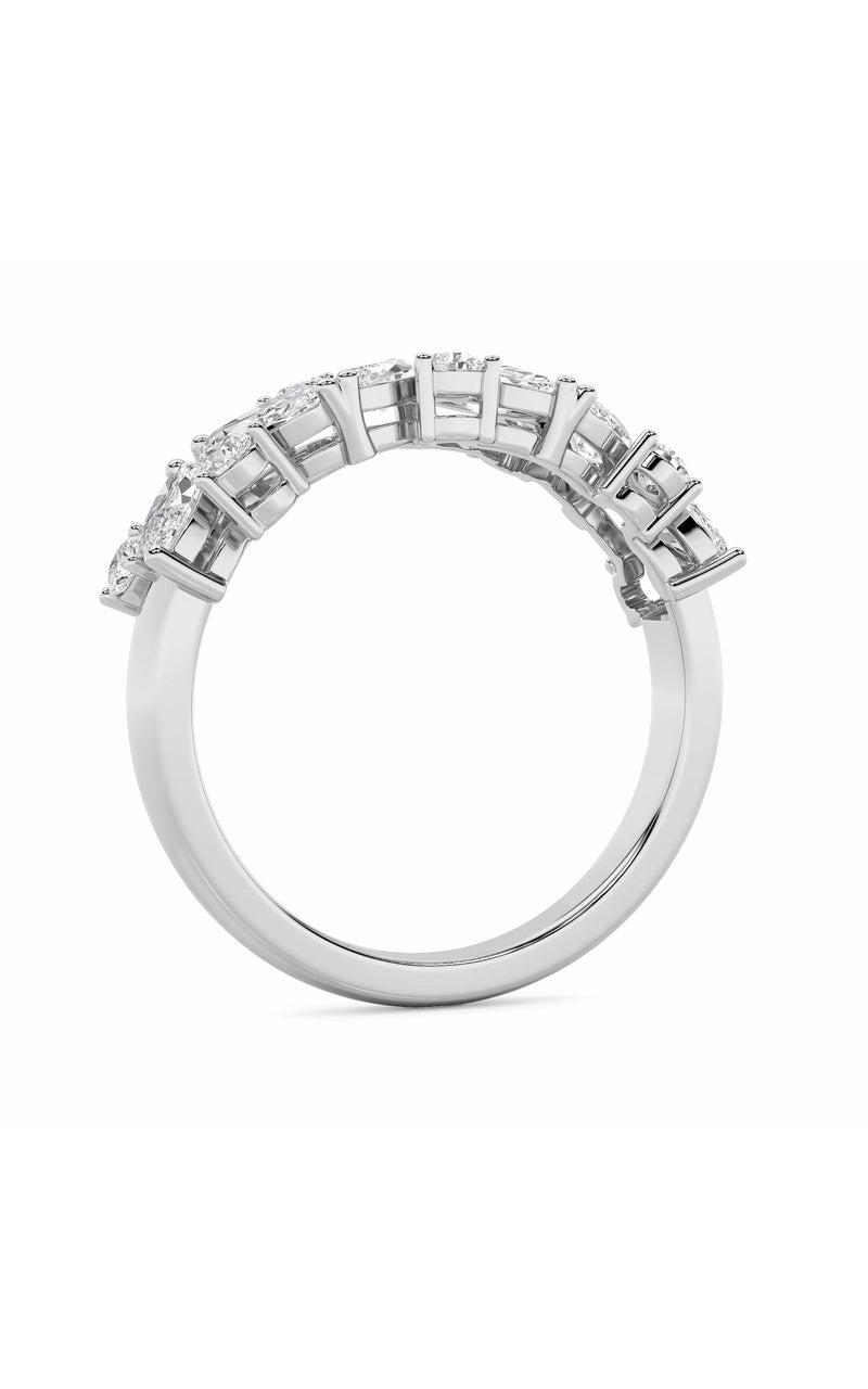 1.5CTW Marquise Shaped Lab Grown Diamond (G/VS) Ring in 14K Gold