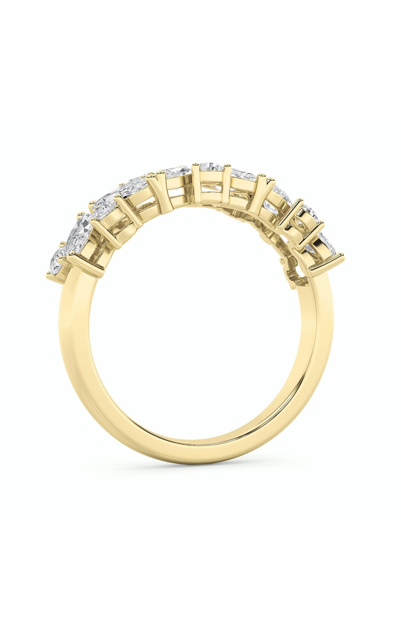 1.5Cttw Marquise Shaped Lab Grown Diamond (G/VS) Ring in 14K Gold