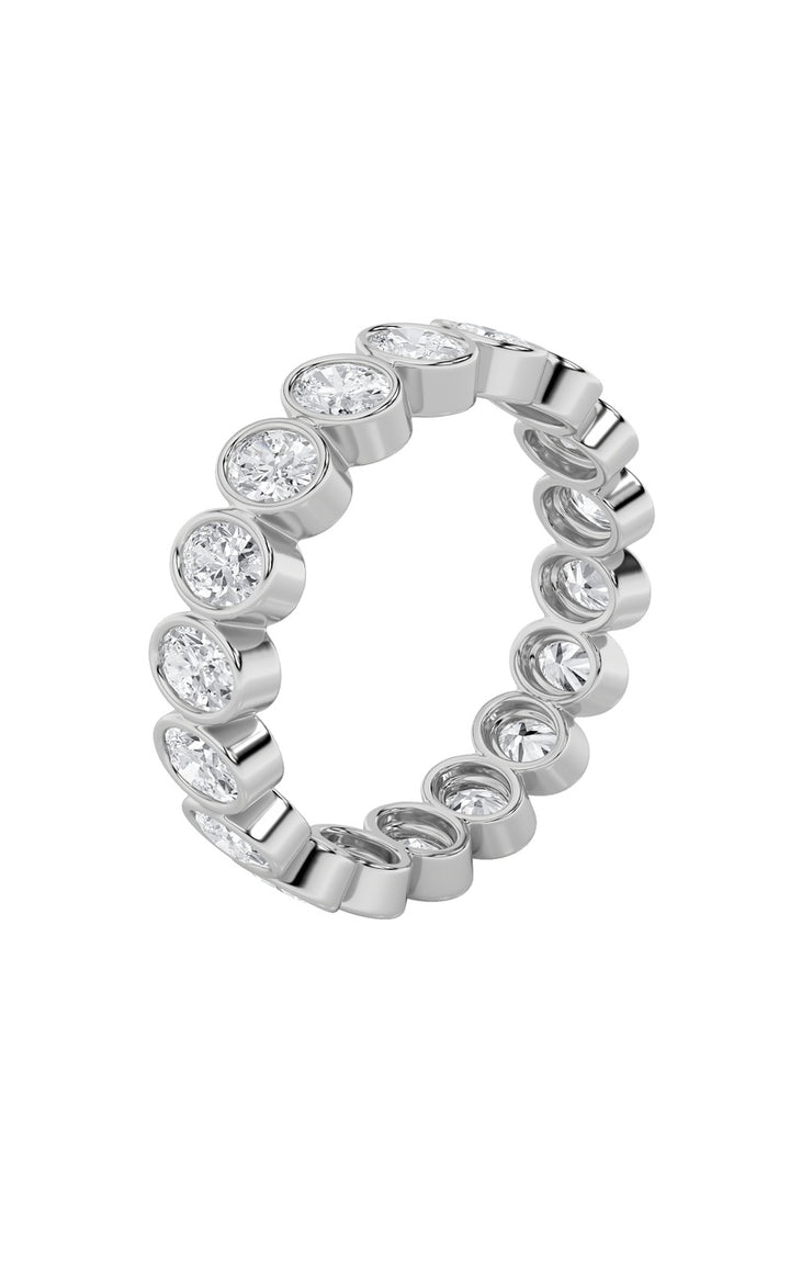 2.75Cttw Round Shaped Lab Grown Diamond (F/VS) Eternity Band Ring in 14K Gold