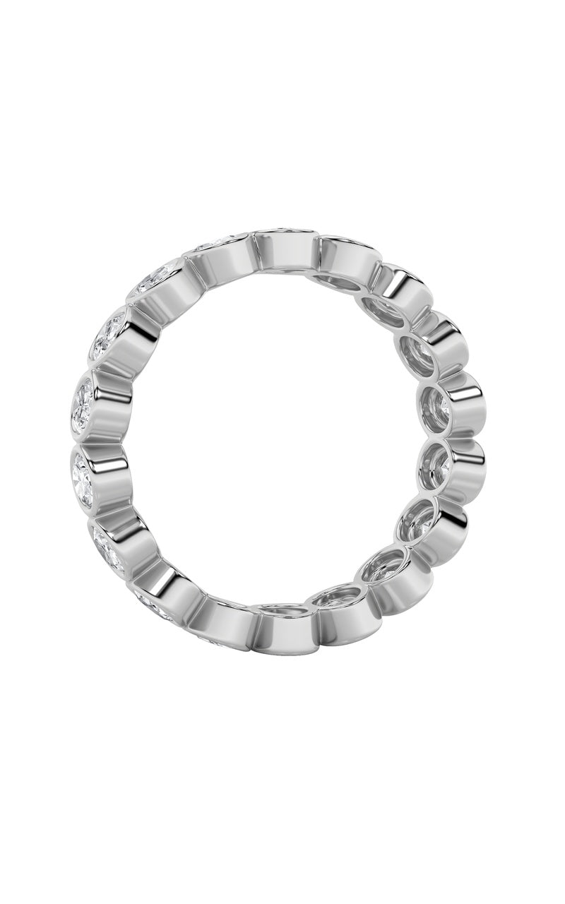 2.75Cttw Round Shaped Lab Grown Diamond (F/VS) Eternity Band Ring in 14K Gold