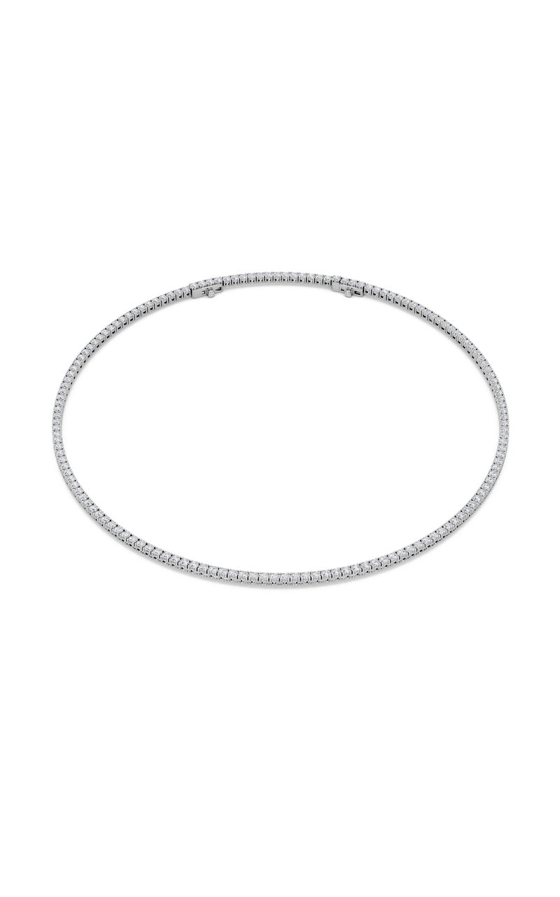 14K White Gold Necklace KJ00223N.RD-15-21F