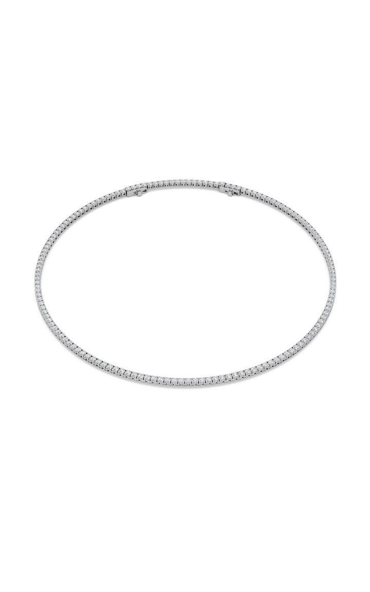 14K White Gold Necklace KJ00223N.RD-15-21F