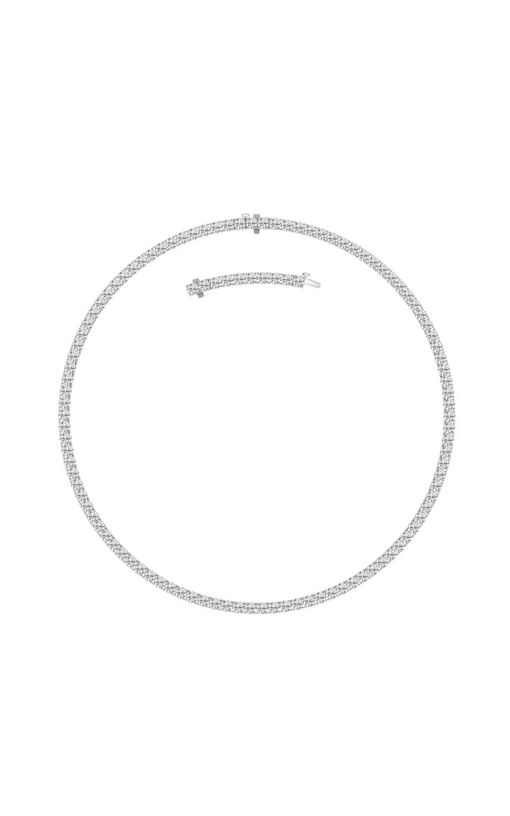 14K White Gold Necklace KJ00223N.RD-20-21F