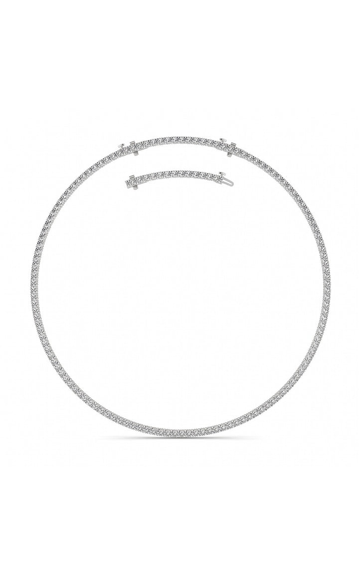 14K White Gold Necklace KJ00223N.RD-20-21F