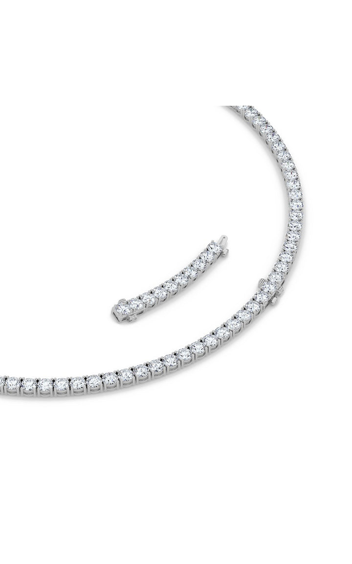 14K White Gold Necklace KJ00223N.RD-20-21F