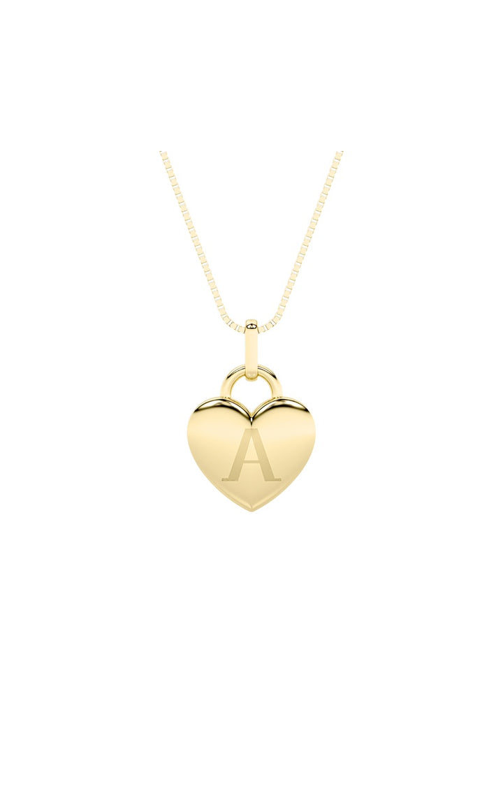 1Cttw Oval Shaped Lab Grown Diamond (F/VS) Heart Pendant in 14K  White Gold