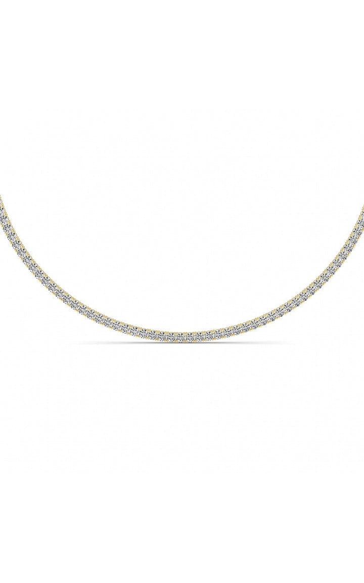 14K White Gold Necklace KJ00223N.RD-20-21F