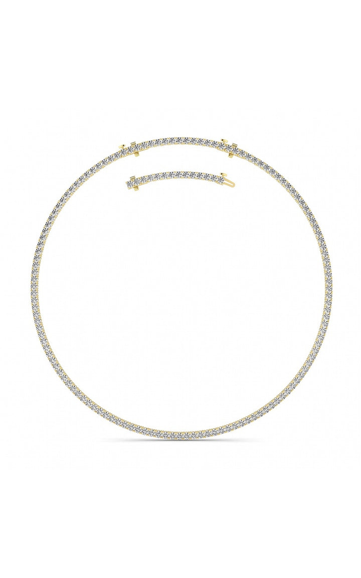 14K White Gold Necklace KJ00223N.RD-20-21F