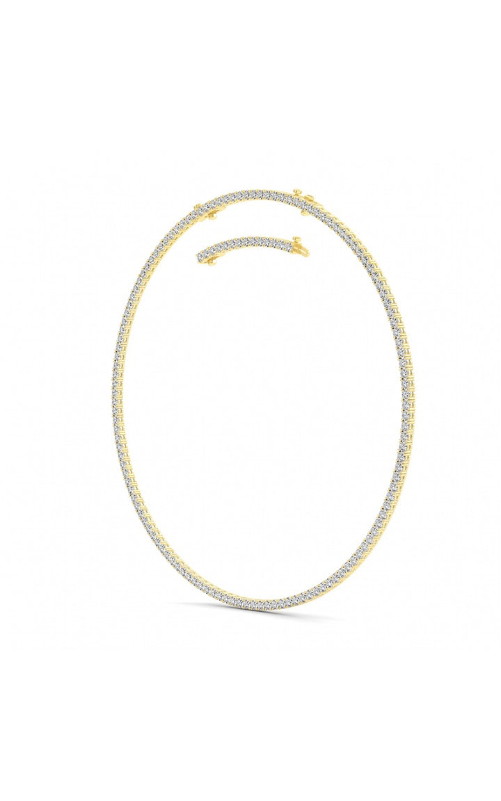 14K White Gold Necklace KJ00223N.RD-20-21F