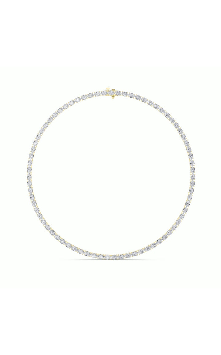 14K White Gold Necklace KJ01990N.OV-12-21F