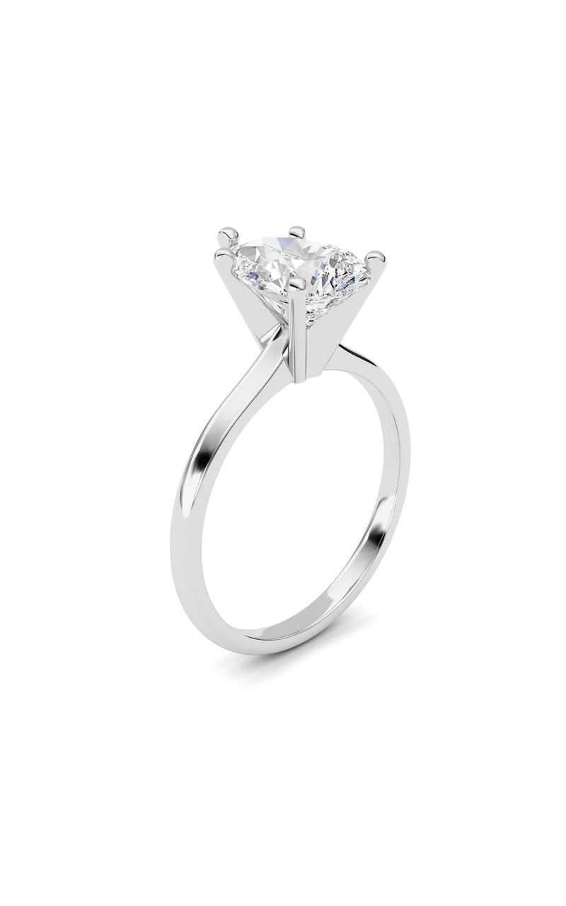 2Cttw Pear Shaped Lab Grown Diamond Classic Solitaire Ring in 14K Gold (F/VS)