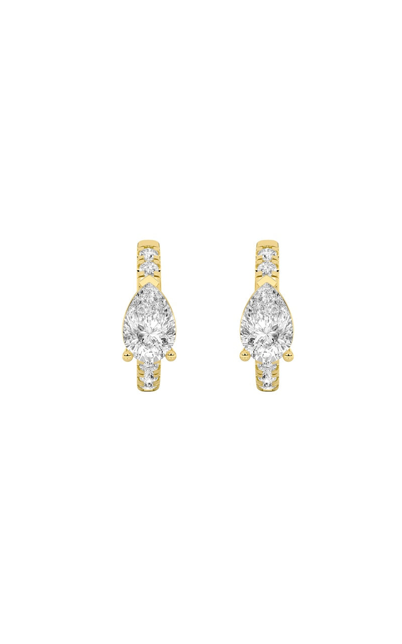 14K White Gold Earring KJ00184H.PS-1.5-21F
