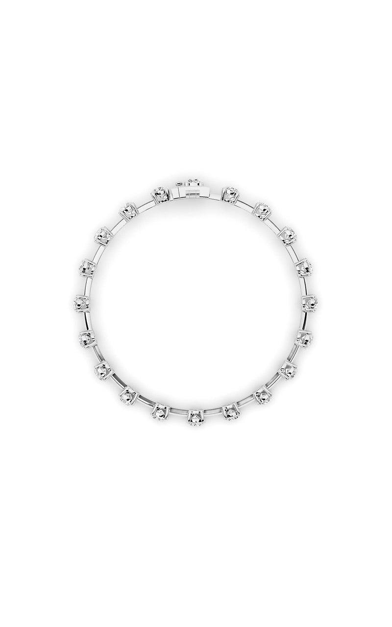4Cttw Round Shaped Lab Grown Diamond Split Prong Eternity Ring in 14K Gold (F/VS)
