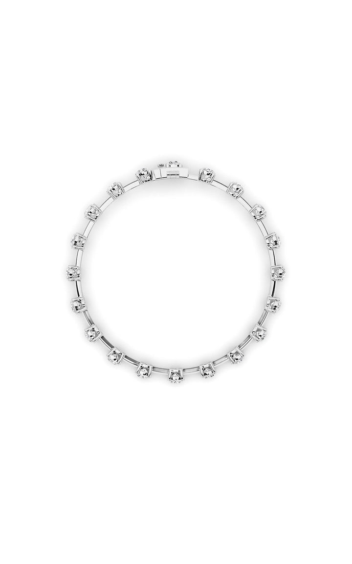 4Cttw Round Shaped Lab Grown Diamond Split Prong Eternity Ring in 14K Gold (F/VS)