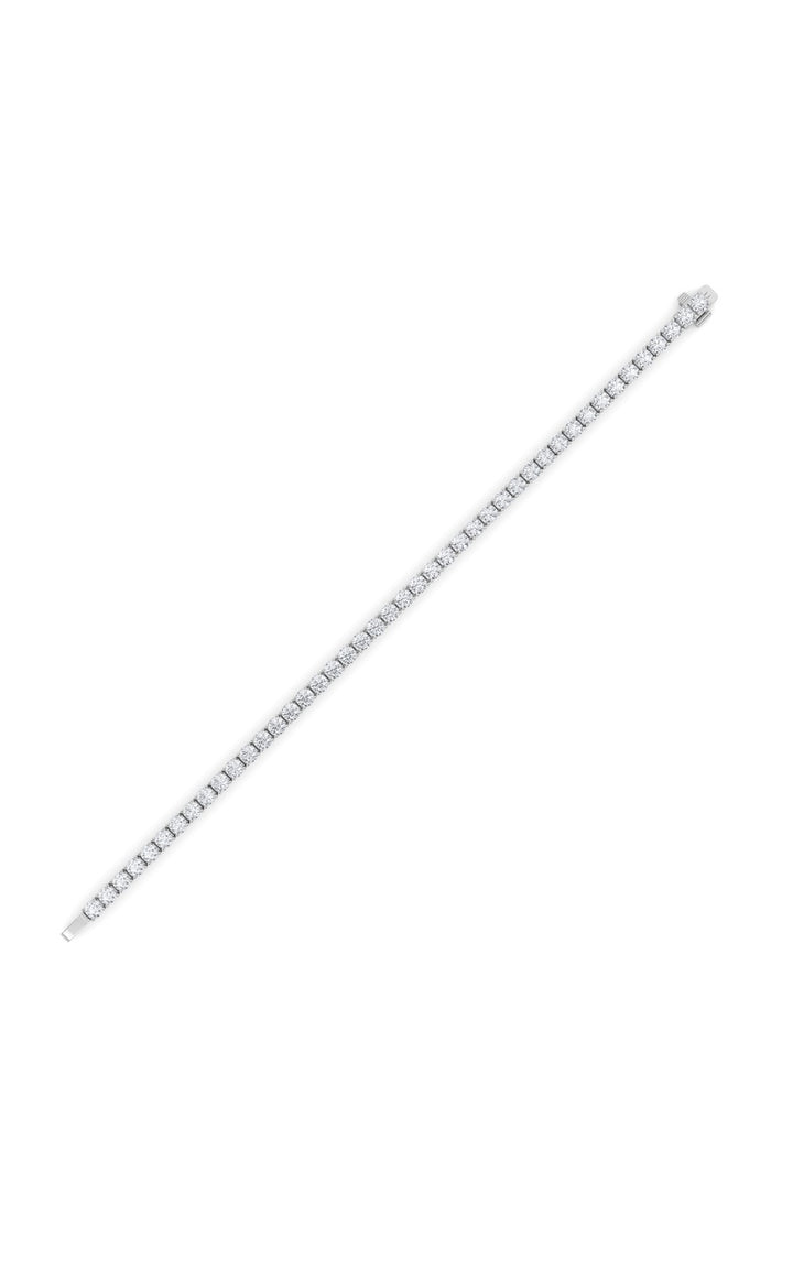 10Cttw Round Shaped Lab Grown Diamond (F/VS) Tennis Bracelet in 14K Gold
