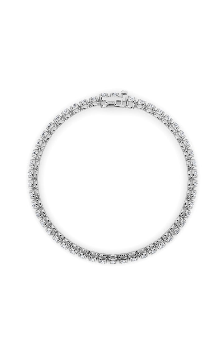 8Cttw Round Shaped Lab Grown Diamond (F/VS)  Bracelet in 14K Gold