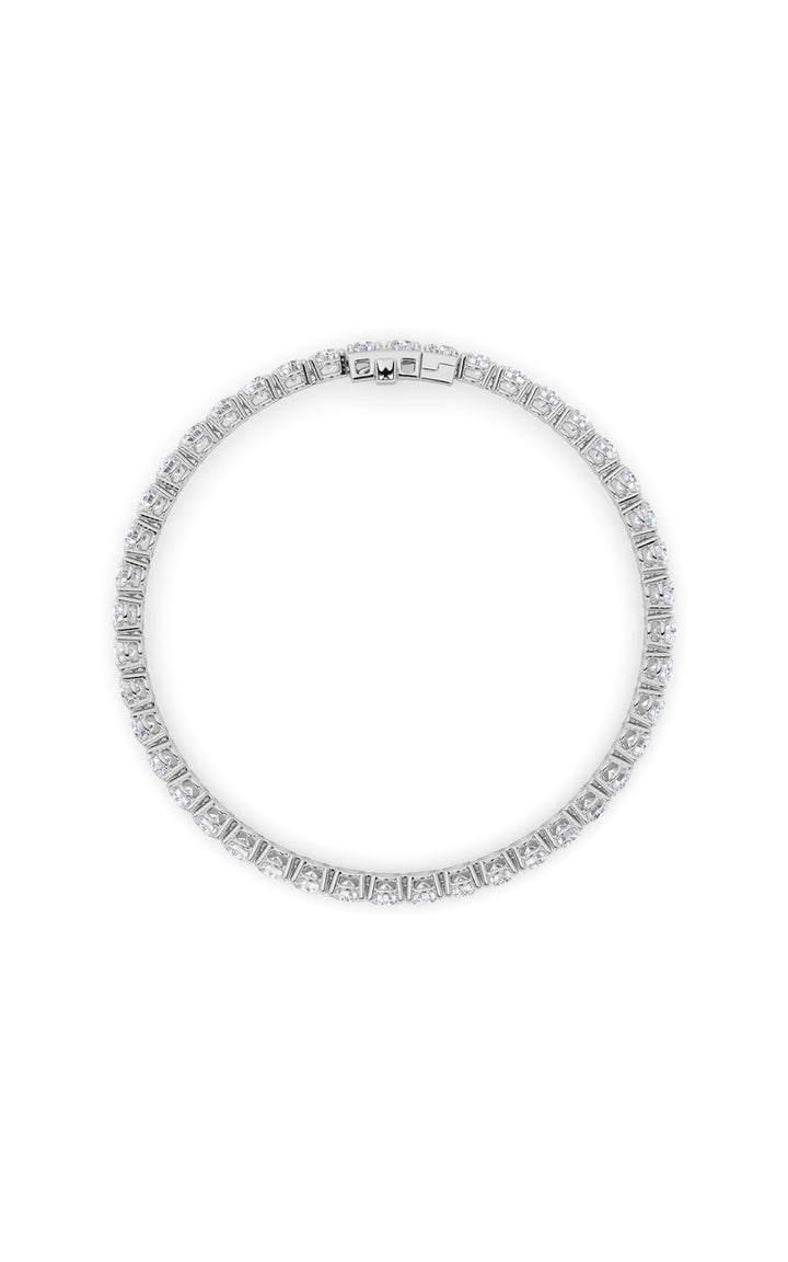 9Cttw Round Shaped Lab Grown Diamond (F/VS) Tennis Bracelet in 14K Gold