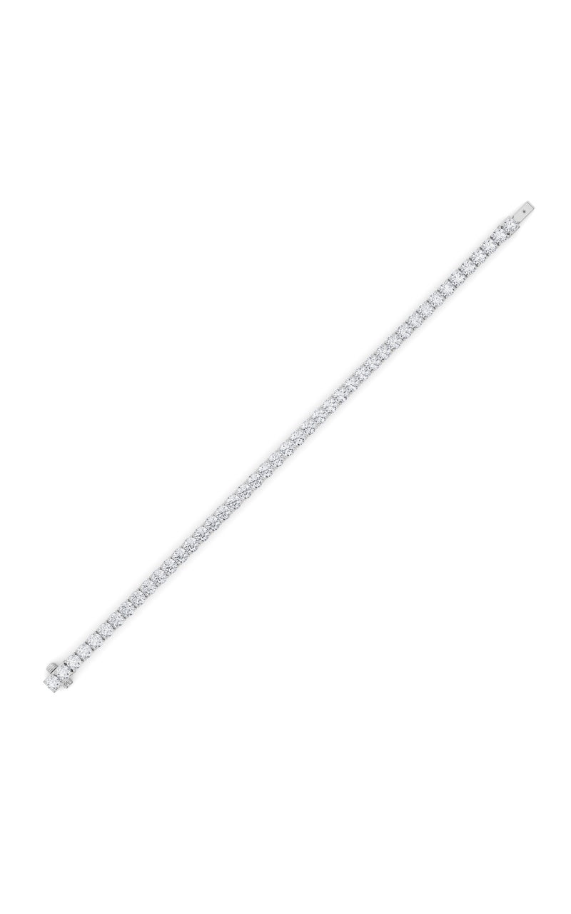 9.5Cttw Round Shaped Lab Grown Diamond (F/VS) Bracelet in 14K Gold