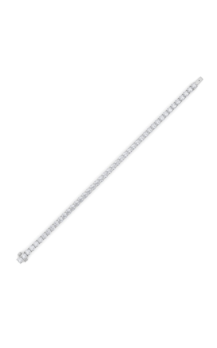 9.5Cttw Round Shaped Lab Grown Diamond (F/VS) Bracelet in 14K Gold