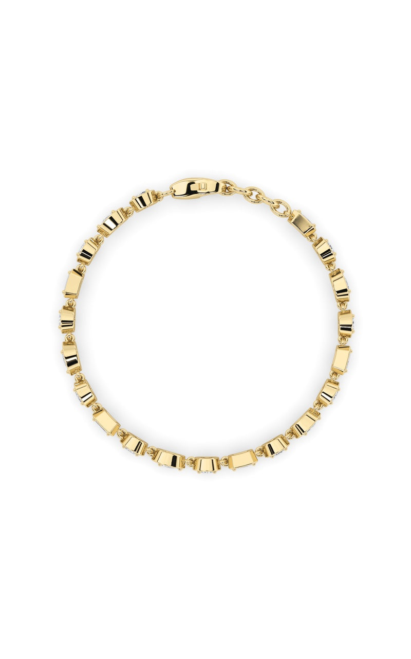 4Cttw Mix Shaped Lab Grown Diamond (G/VS) Bracelet in 14K Gold