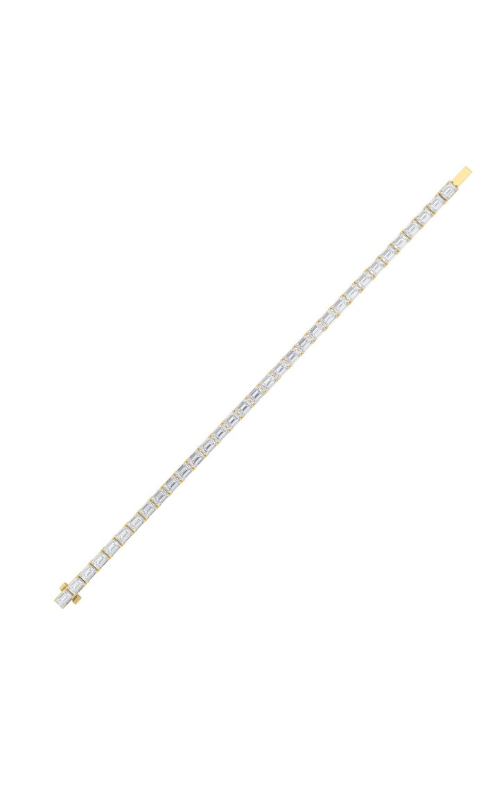 14K White Gold Bracelet KJ01991B.EM-15-21F