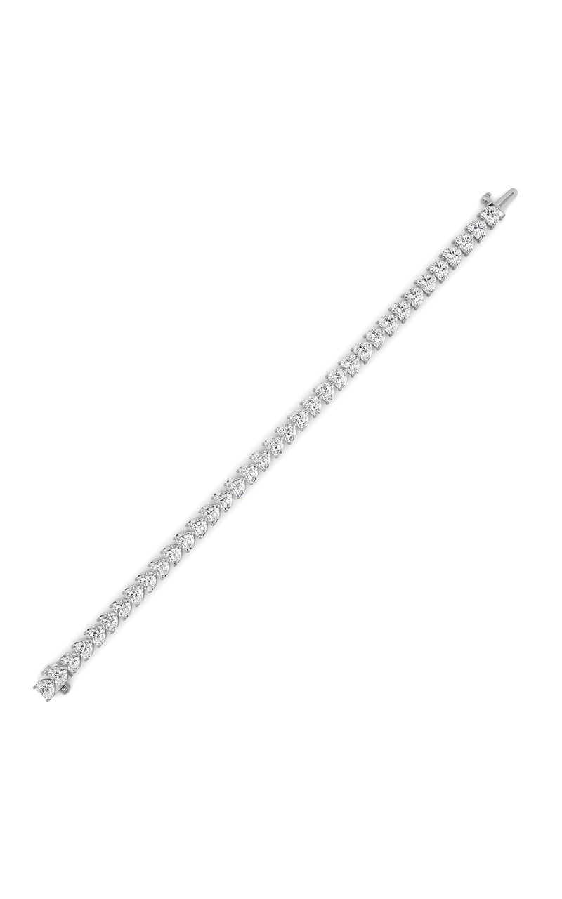 18Cttw Heart Lab Grown Diamond (F/VS ) Bracelet Bracelet in 14K Gold