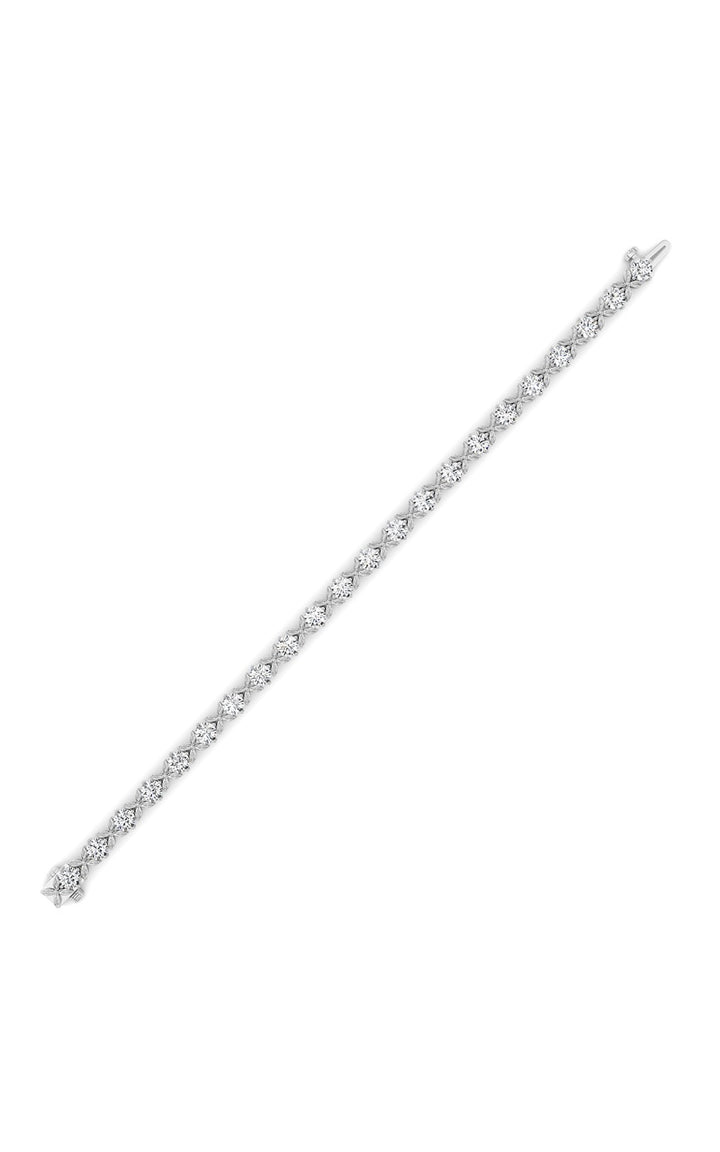 7Cttw Round Lab Grown Diamond (F/VS ) Bracelet in 14K Gold