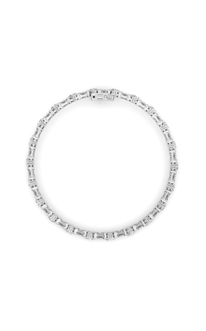 7Cttw Round Lab Grown Diamond (F/VS ) Bracelet in 14K Gold