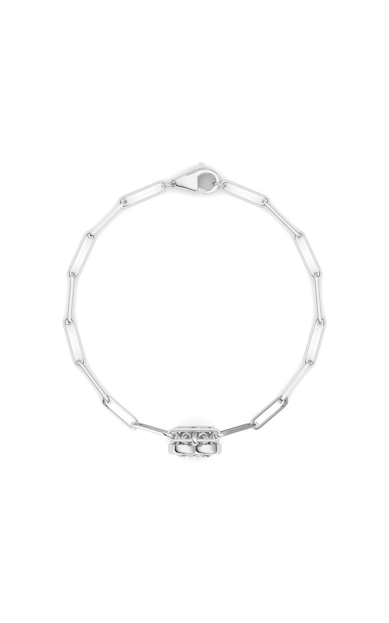3Cttw Heart Lab Grown Diamond (F/VS ) Bezel Set Bracelet in 14K Gold