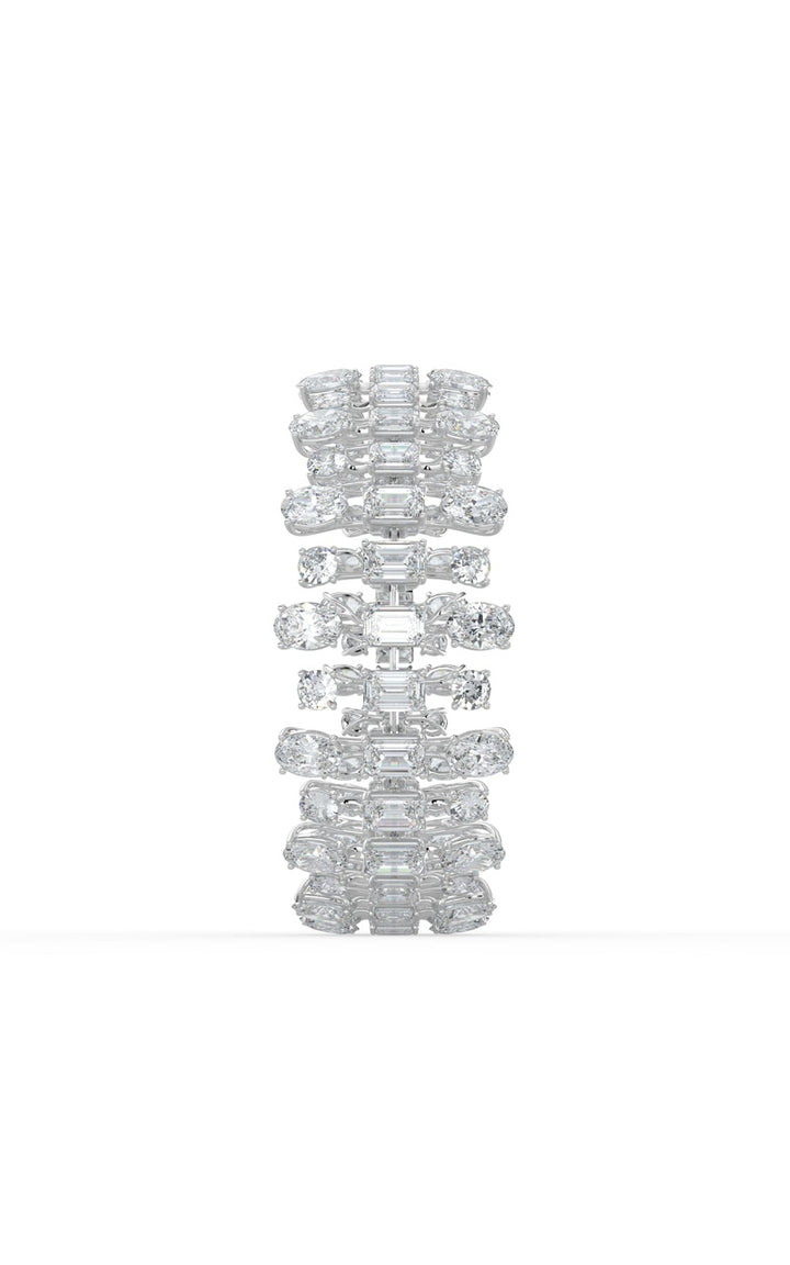 34.5Cttw Mix Shaped Lab Grown Diamond (F/VS) Bracelet in 14K Gold