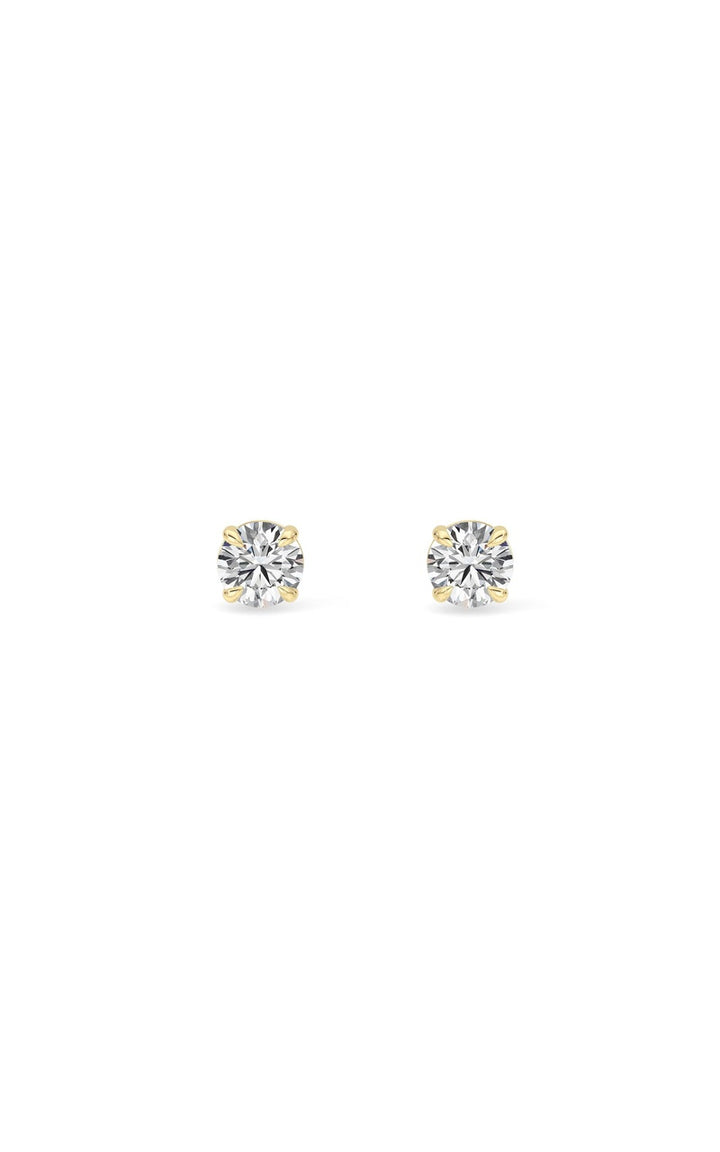 Silver, 14K White Gold Earring KJ00206E.RD-0.5-61F