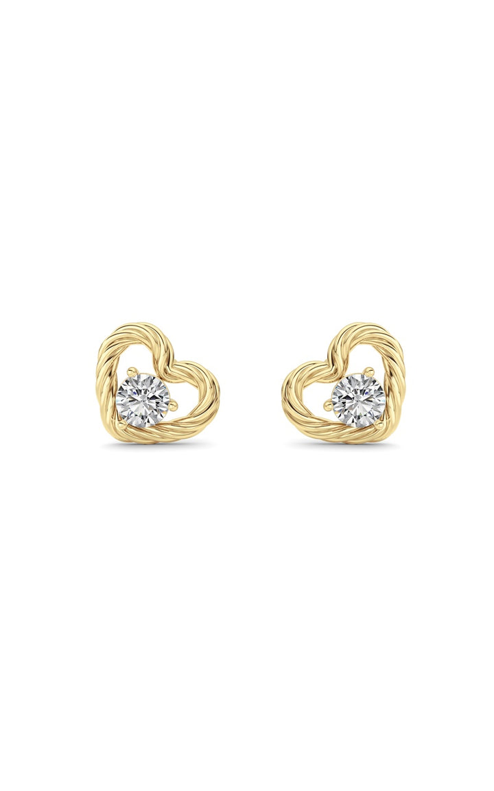 Silver, 14K White Gold Earring KJ02585E.RD-1-61F