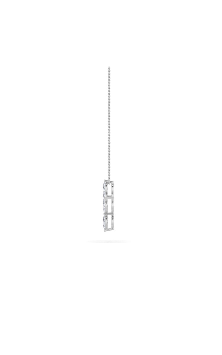 1.5Cttw Marquise Shaped Lab Grown Diamond (F/VS) Cross Pendant in 14K Gold