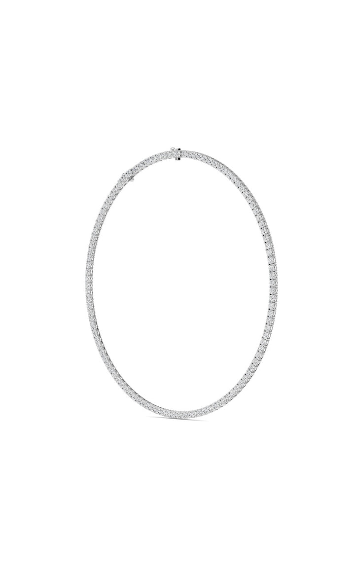 41Cttw Round Shaped Lab Grown Diamond (F/VS)  Necklace in 14K Gold