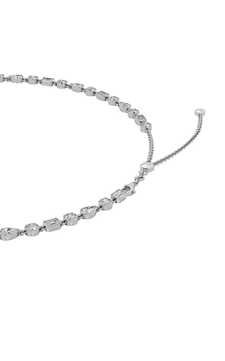 10Cttw Pear Shaped Lab Grown Diamond (F/VS) Necklace in 14K Gold