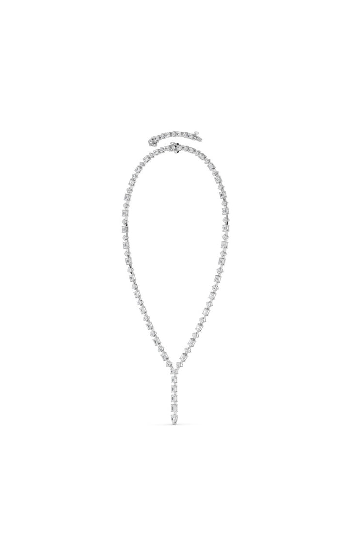 20Cttw Mix Shaped Lab Grown Diamond (F/VS ) Necklace in 14K Gold