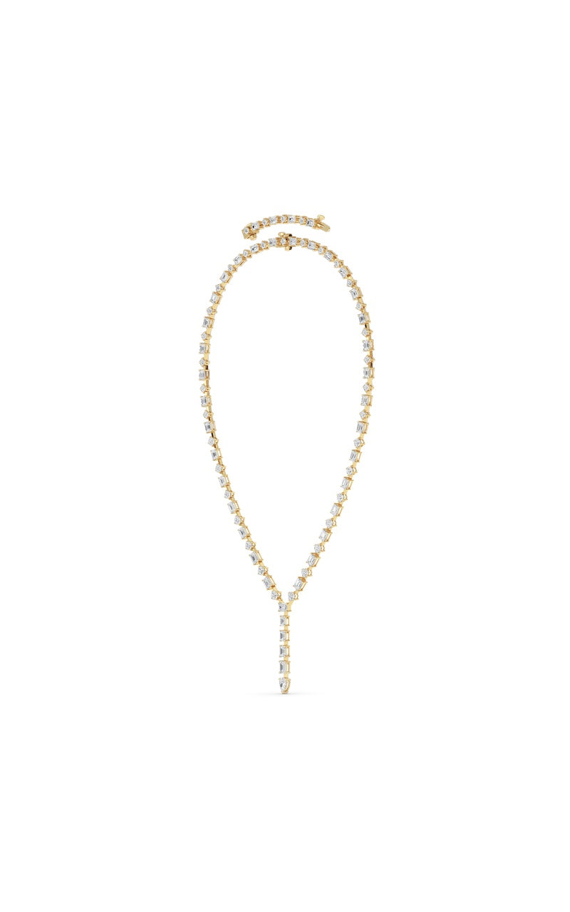20Cttw Mix Shaped Lab Grown Diamond (F/VS ) Necklace in 14K Gold