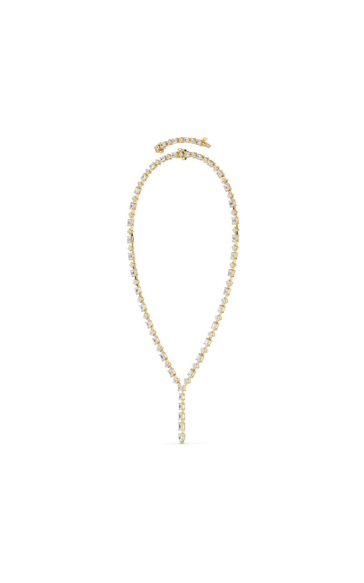 20Cttw Mix Shaped Lab Grown Diamond (F/VS ) Necklace in 14K Gold