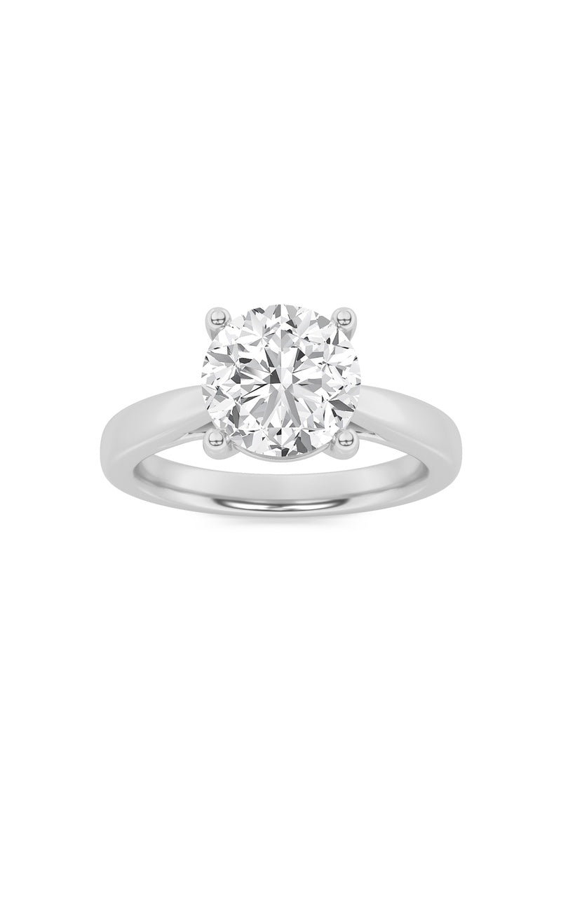 1Cttw Round Shaped Lab Grown Diamond (F/VS) Insert Jacket Ring in 14K Gold