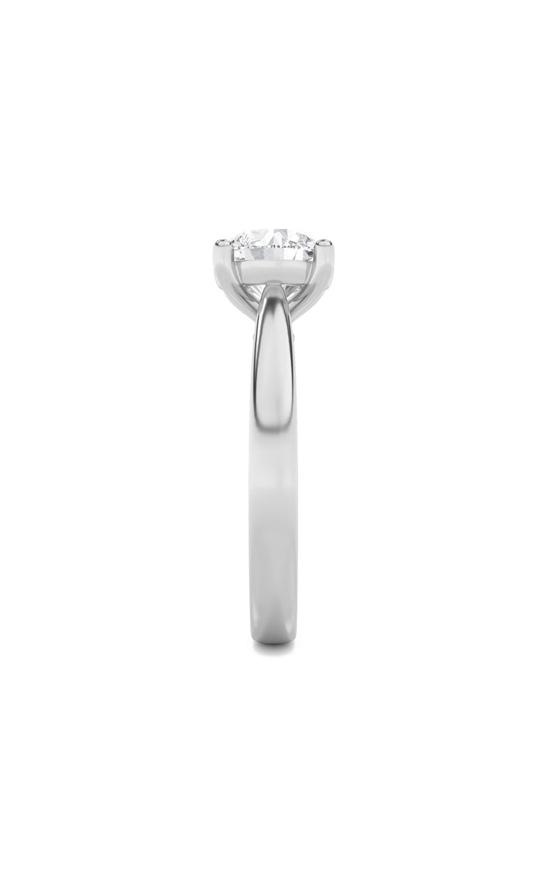 1Cttw Round Shaped Lab Grown Diamond (F/VS) Insert Jacket Ring in 14K Gold