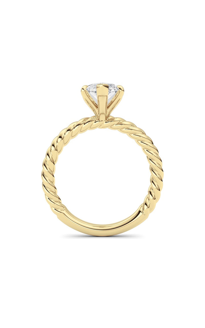 Marquise Lab Grown Diamond (F/VS ) Ring in 14K Gold