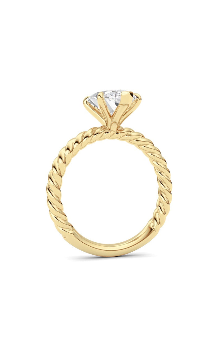 Marquise Lab Grown Diamond (F/VS ) Ring in 14K Gold